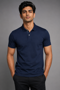Polo T-Shirts Men Navy Blue