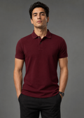 Polo T-Shirts Men Maroon