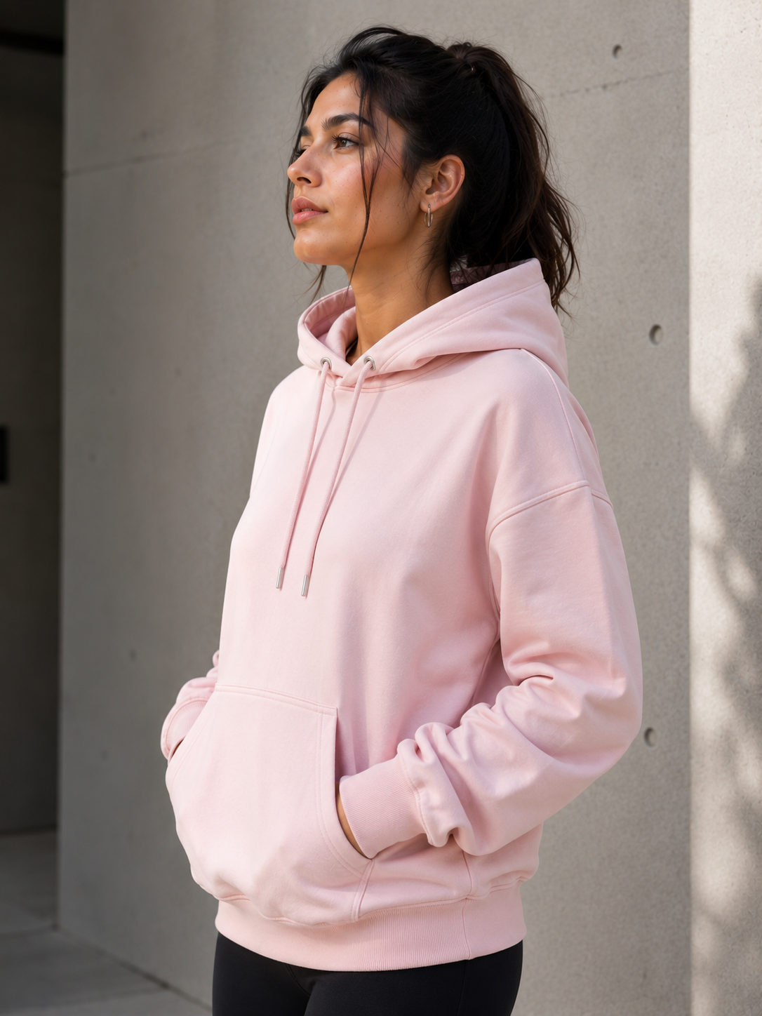 Premium Women's Baby Pink Hoodie