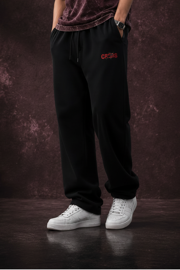 Unisex maroon acid wash co-ord set from Hide & Hype featuring a T-shirt and matching sweatpants with casual style.