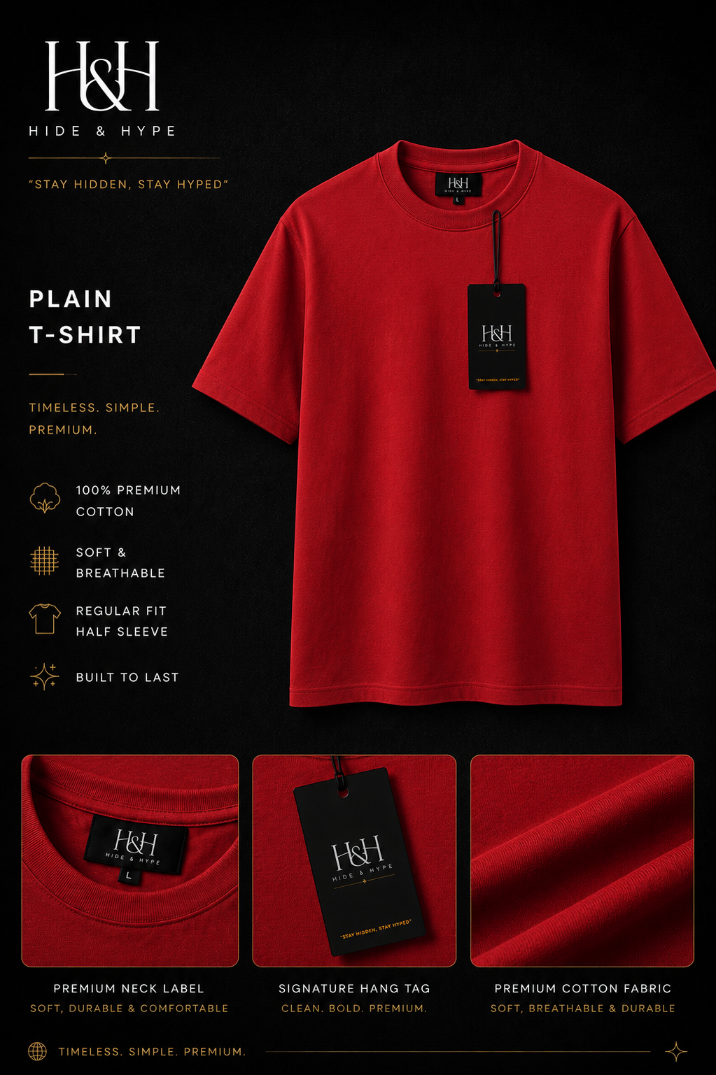 H&H Essential T-Shirts