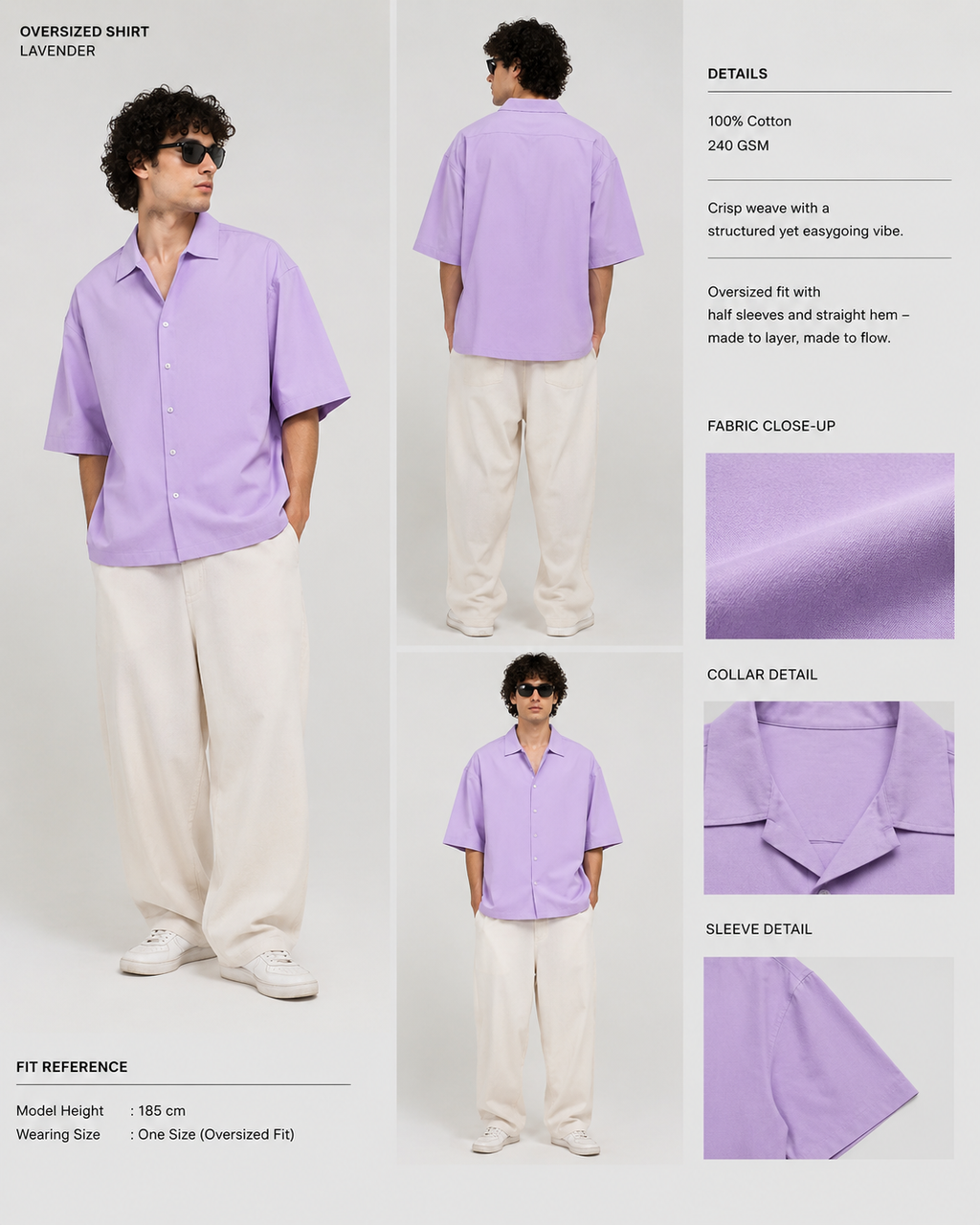 H&H Premium essential Oversized Shirt