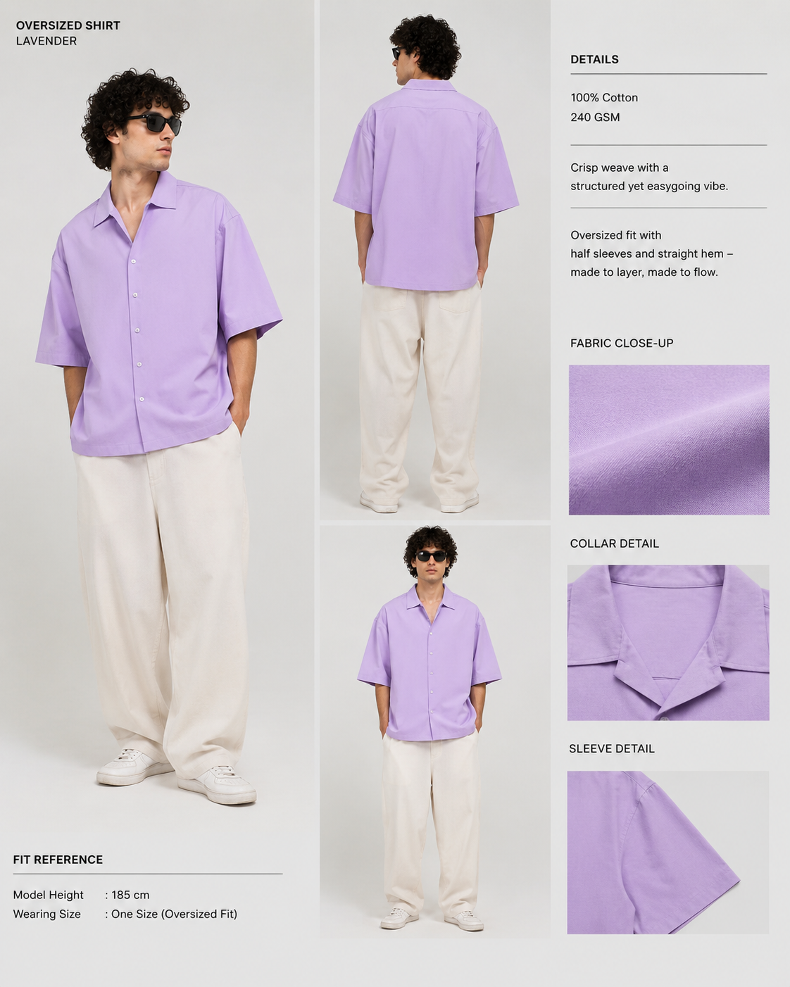H&H Premium essential Oversized Shirt